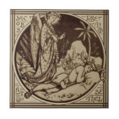 Minton Jacob's Dream Biblical Antiek Repro Sepia Tegeltje (Voorkant)