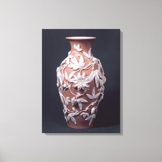 Minton Parian Ware vase, 1894 Canvas Afdruk (Voorkant)