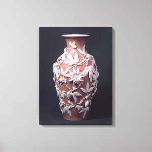 Minton Parian Ware vase, 1894 Canvas Afdruk