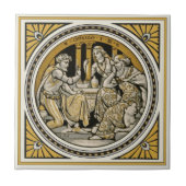 Minton Shakespeare Othello Tile van John Moyr Smit Tegeltje (Voorkant)