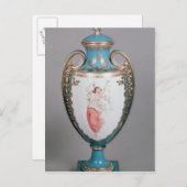 Minton vase, 1862 briefkaart (Voorkant / Achterkant)