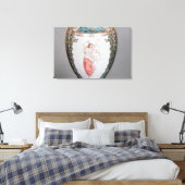 Minton vase, 1862 canvas afdruk (Insitu (Slaapkamer))