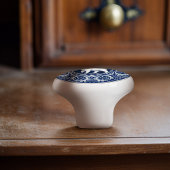 Mintons Grizzly Bear British Royal Blue Victorian Keramische Knop