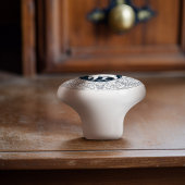 Mintons Grizzly Bear British Royal Blue Victorian Keramische Knop