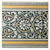 Mintons UK Klassiek Grieks Bloemen Patroon Tegeltje (Voorkant)