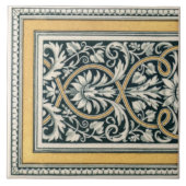 Mintons UK Klassiek Grieks Bloemen Patroon Tegeltje (Voorkant)