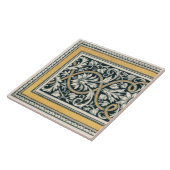 Mintons UK Klassiek Grieks Bloemen Patroon Tegeltje (Zijkant)