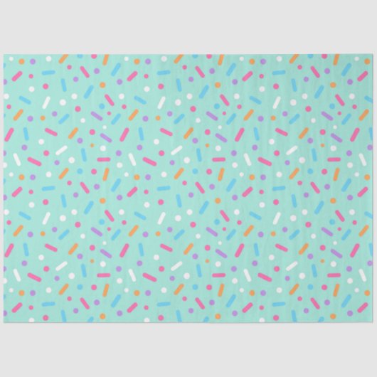 Mints Stroop Ijs & Donut Sprinkels  Tissuepapier (Voorkant)