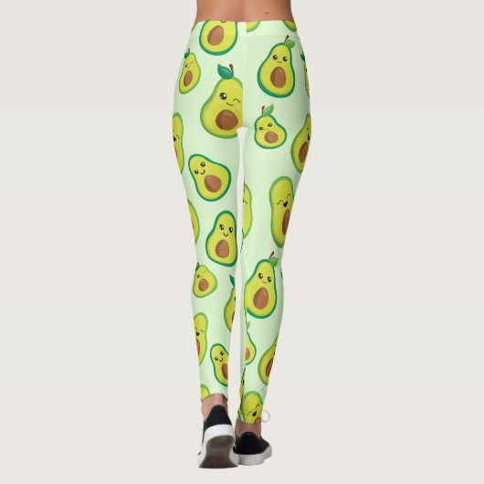 Minty "Avo-Cute" Leggings (Achterkant)