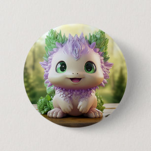 Minty, de charmante Axolotl Ronde Button 5,7 Cm
