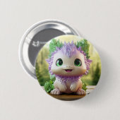 Minty, de charmante Axolotl Ronde Button 5,7 Cm (Voorkant /achterkant)