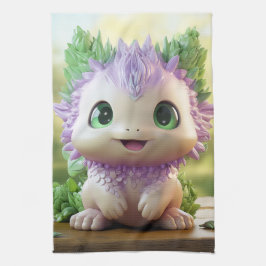 Minty, de charmante Axolotl Theedoek