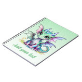 Minty Dragon Dromen – Persoonlijk Dagboek Notitieboek (Linkerzijde)