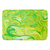 Minty Dream: de zachte wervelingen van groen marme Badmat (Voorkant)