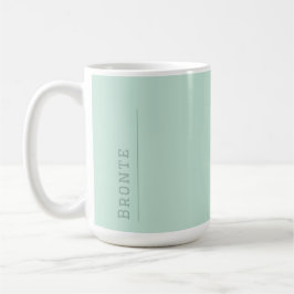 Minty Fresh Color Flow monogram Koffiemok