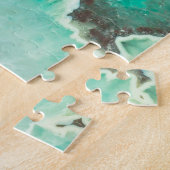 Minty Geode Crystals Legpuzzel (Zijkant)