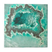 Minty Geode Crystals Tegeltje (Voorkant)