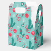 Minty Green Pickleball Merry 🎁 kerst Bedankdoosjes (Geopend)