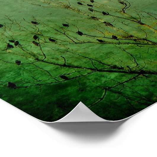 Minty Green Sky Poster (Hoek)