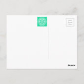 Minty Mandala Briefkaart (Achterkant)