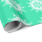 Minty Mandala Cadeaupapier (Rol Hoek)