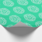 Minty Mandala Cadeaupapier (Hoek)