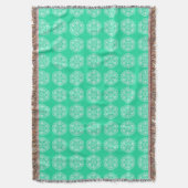Minty Mandala Deken (Voorkant Verticaal)