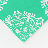 Minty Mandala Fleece Deken (Hoek)