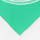 Minty Mandala Fleece Deken (Hoek)