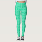 Minty Mandala Leggings (Voorkant)