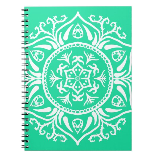 Minty Mandala Notitieboek (Voorkant)