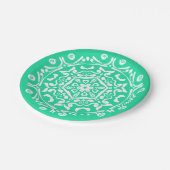 Minty Mandala Papieren Bordje (Gekanteld)