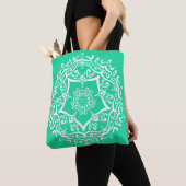 Minty Mandala Tote Bag (Dichtbij)