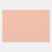 Minty Peach Feast Wrapping Papier Flat Sheet Set Inpakpapier Vel (Voorkant 2)