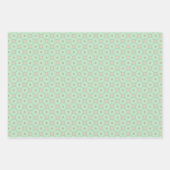 Minty Peach Verrassingspapier Flat Sheet Set Inpakpapier Vel (Voorkant)