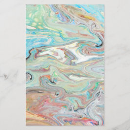 Minty Puddle Briefpapier