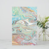 Minty Puddle Briefpapier (Staand voorkant)