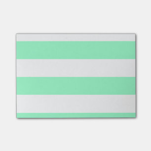 Minty Striped Post Post-it® Notes