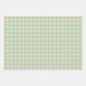 Minty Whirlwind Wrapping Paper Flat Sheet Set (Voorkant 3)
