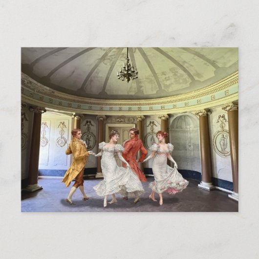 Minuet Invitation Briefkaart (Voorkant)