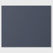 Minuit Blue Midnight Dark Blue French Chateau Cadeaupapier (Vlak)