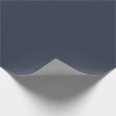 Minuit Blue Midnight Dark Blue French Chateau Cadeaupapier (Hoek)