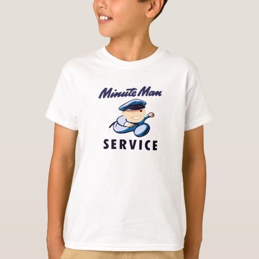 MINUTE MAN SERVICE T-SHIRT (Voorkant)