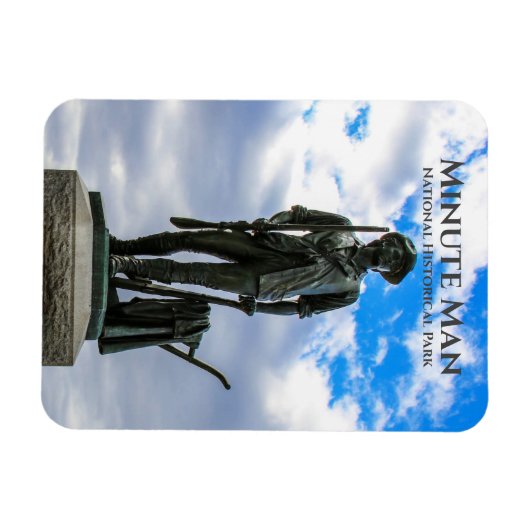 Minute Man-standbeeld, Minute Man National Hist. P Magneet (Horizontaal)