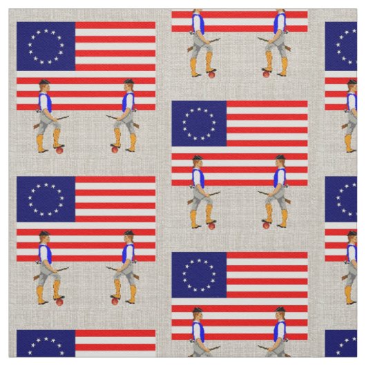 Minute Mannen en Betsy Ross Flag Stof (Swatch)