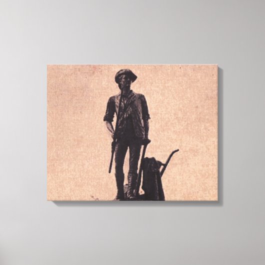 Minuteman Canvas Afdruk (Voorkant)
