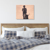 Minuteman Canvas Afdruk (Insitu (Slaapkamer))