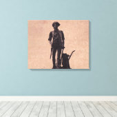 Minuteman Canvas Afdruk (Insitu (Houten vloer))