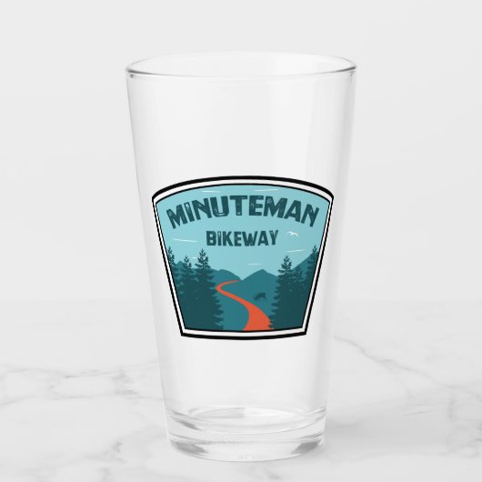 Minuteman-fietspad Boston Massachusetts Glas (Voorkant)