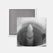 Minuteman-raket Magneet (Voorkant / Achterkant)